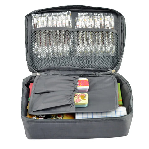 Grey Outdoor First Aid Kit Travel Bag